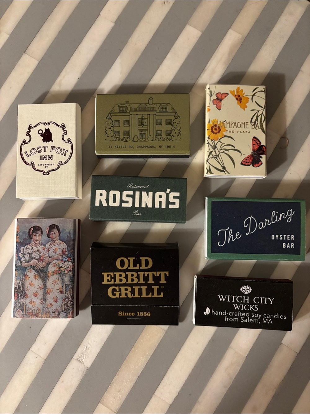 Lot of Modern East Coast Matchbooks